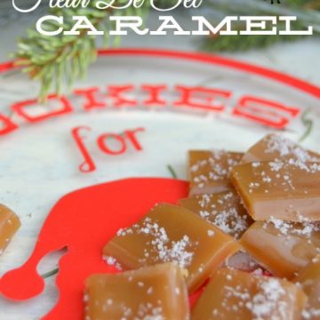 Make these delicious Fleur De Sel Caramels on seelindsay.com. Most delicious candy ever! #sweettreats #yummy