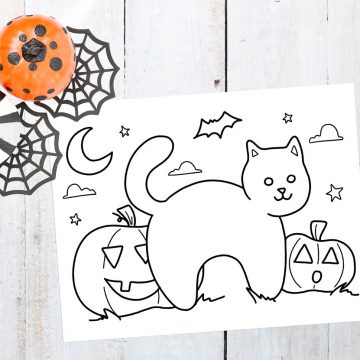 halloween coloring page