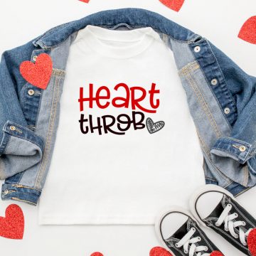 heart throb valentine t-shirt