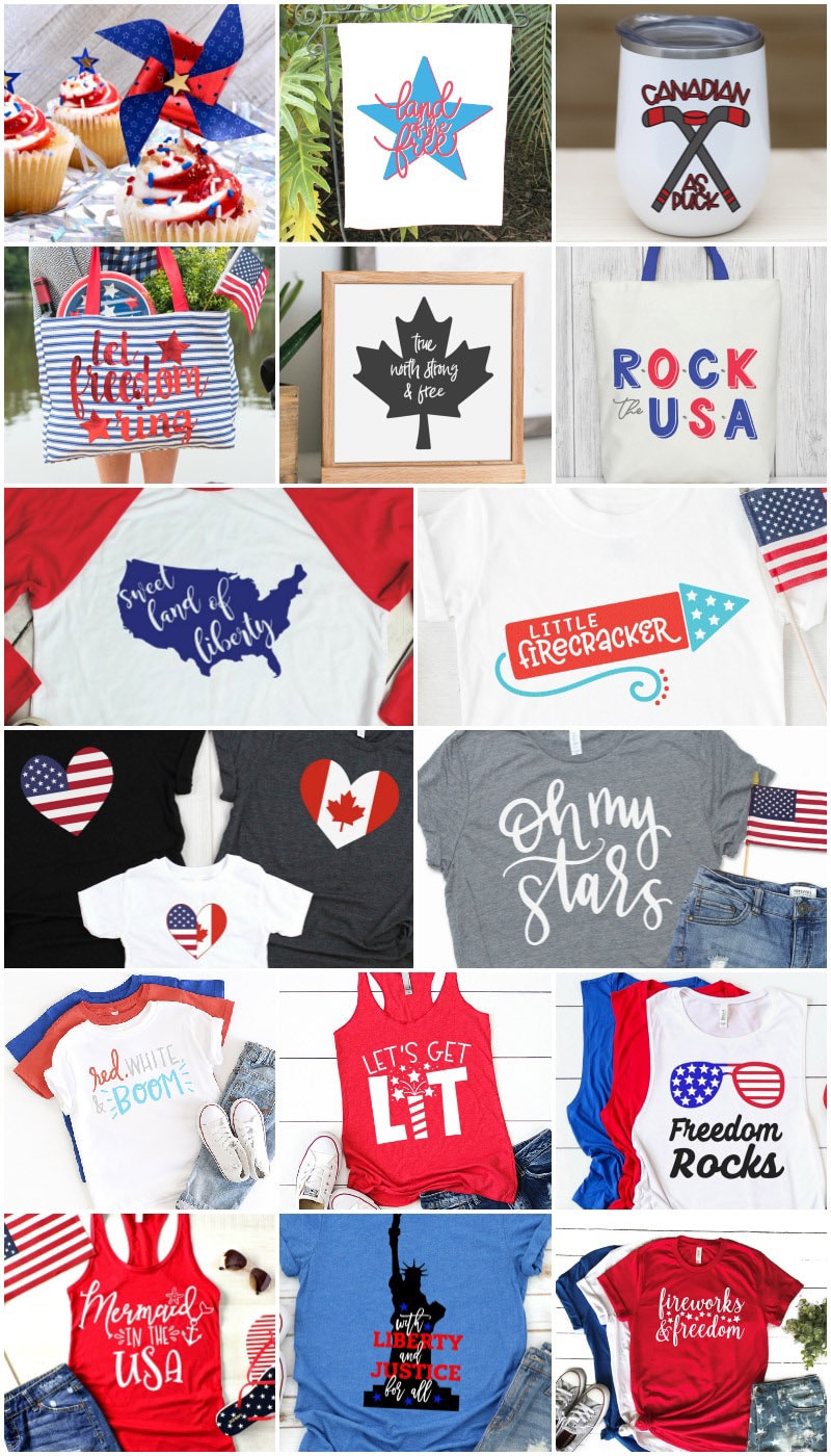 ideas for Cricut fourth of July shirt