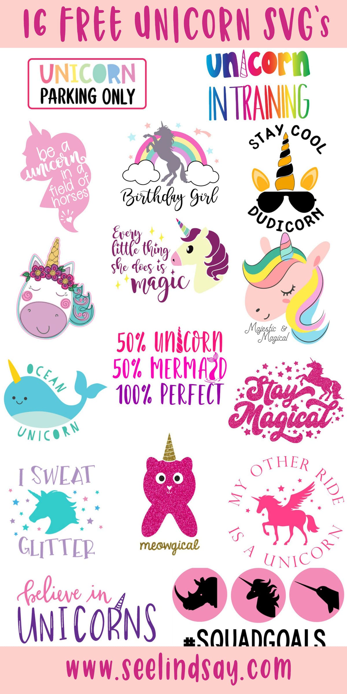 free unicorn svg files