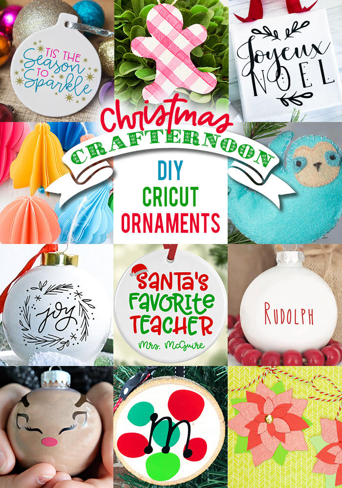 cricut christmas ornaments