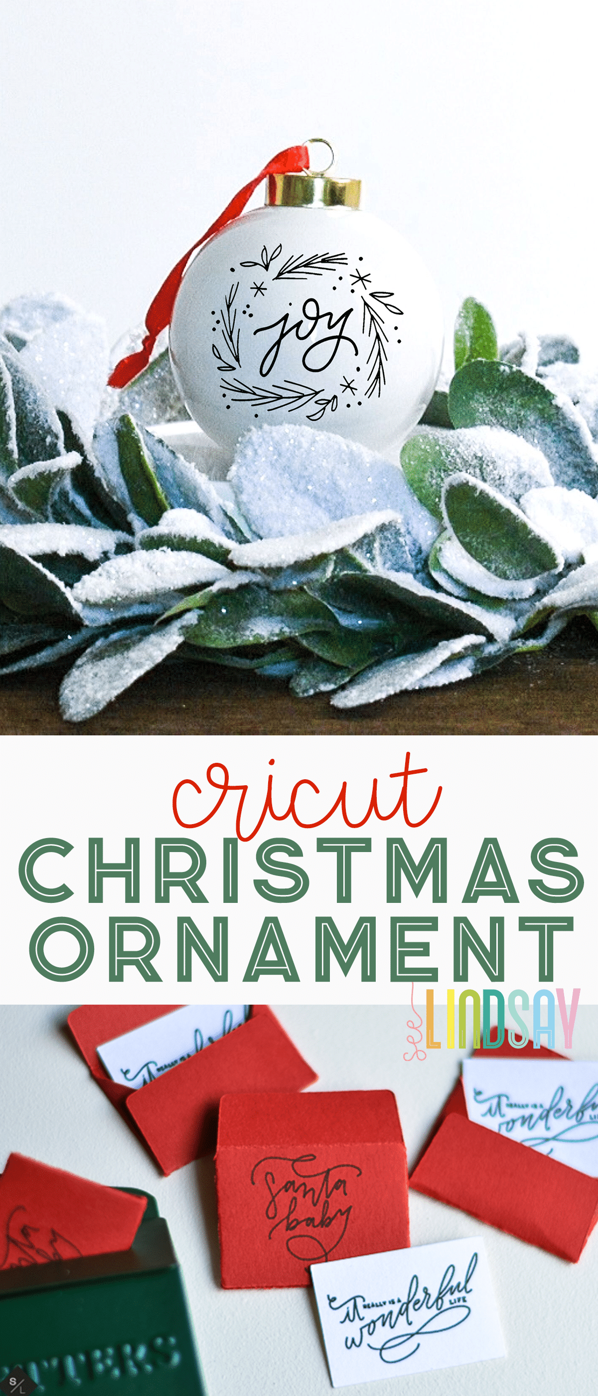 cricut christmas ornament ideas