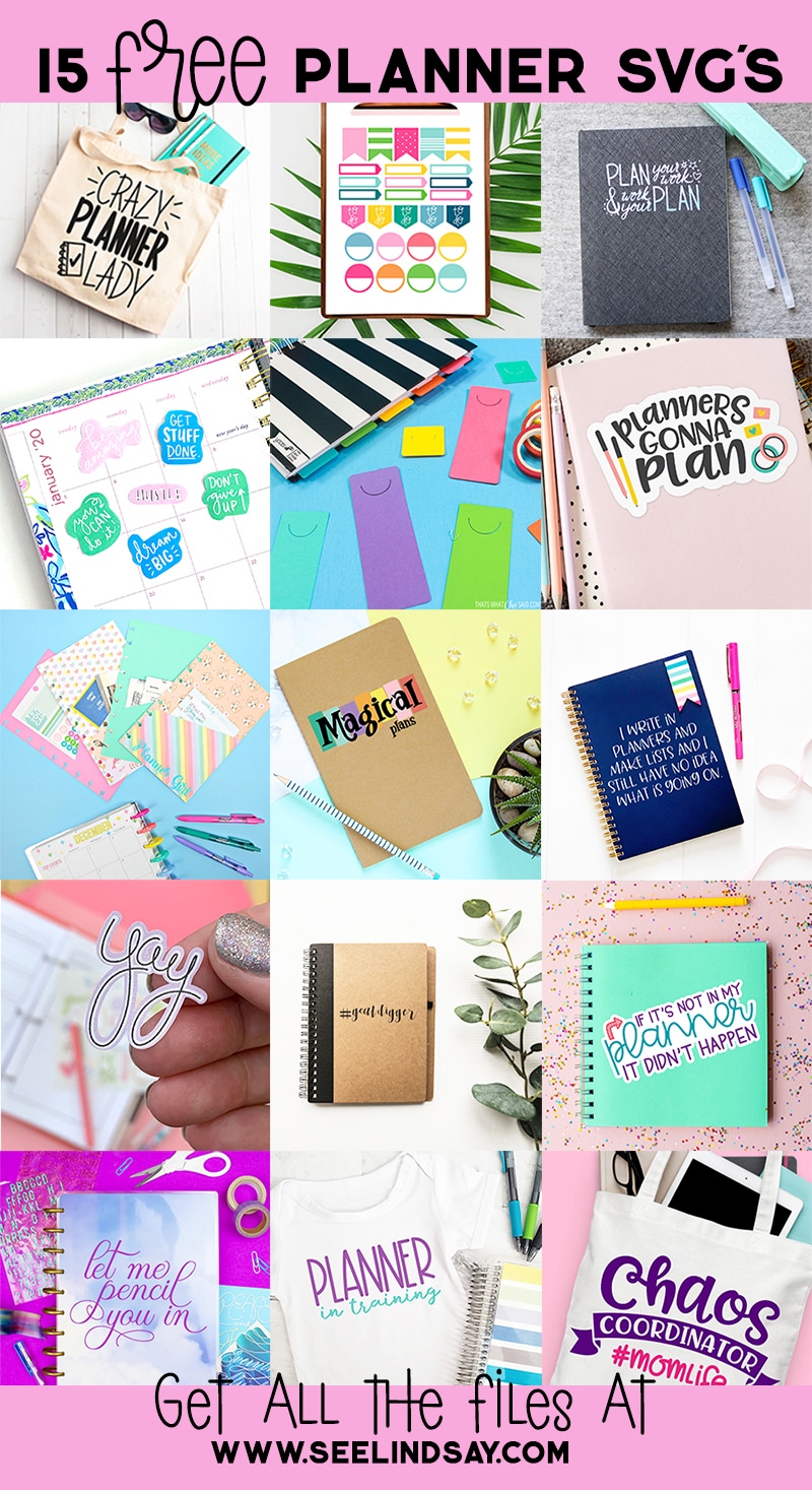 Free Planner SVG Mock Ups