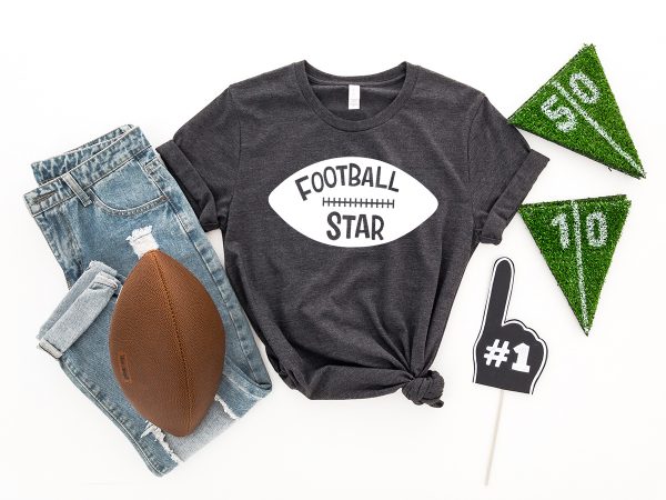 Football Star Digital Cut File