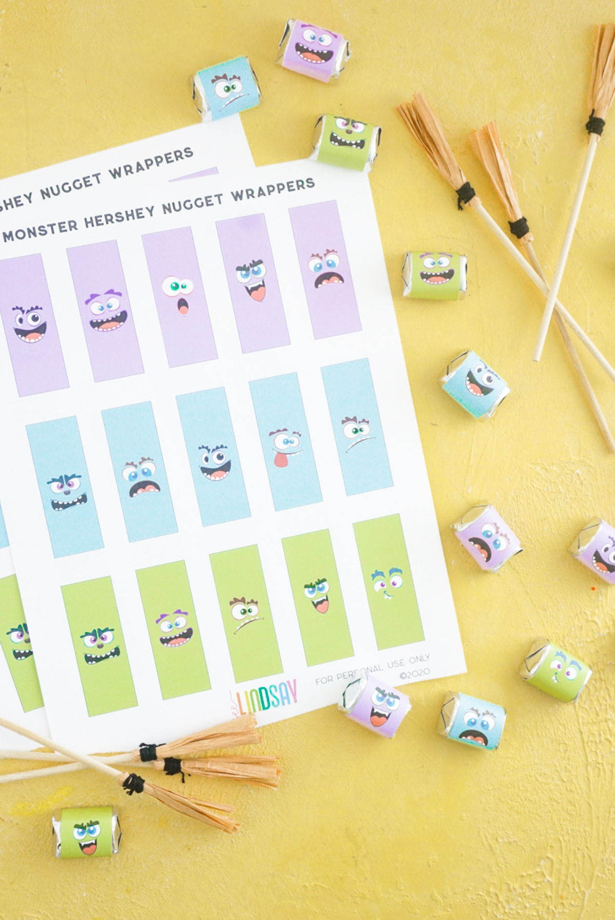 free halloween candy printable