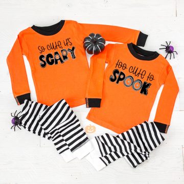 diy kids halloween pajamas