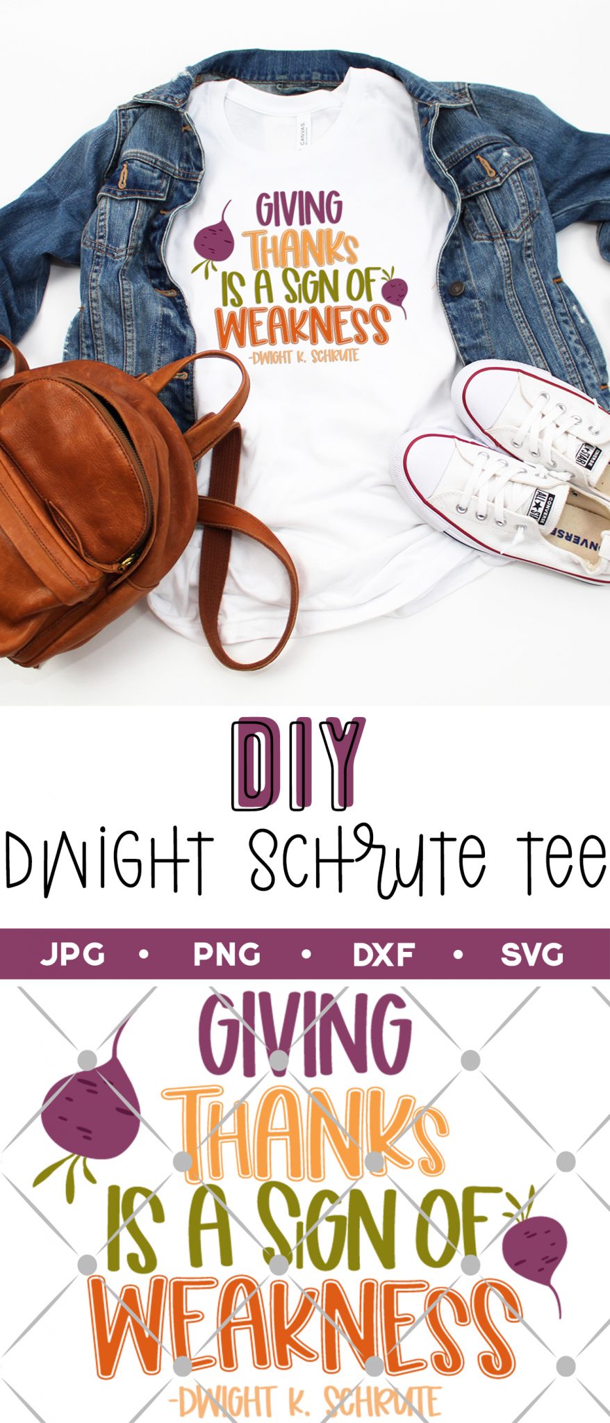 The Office SVG on shirt