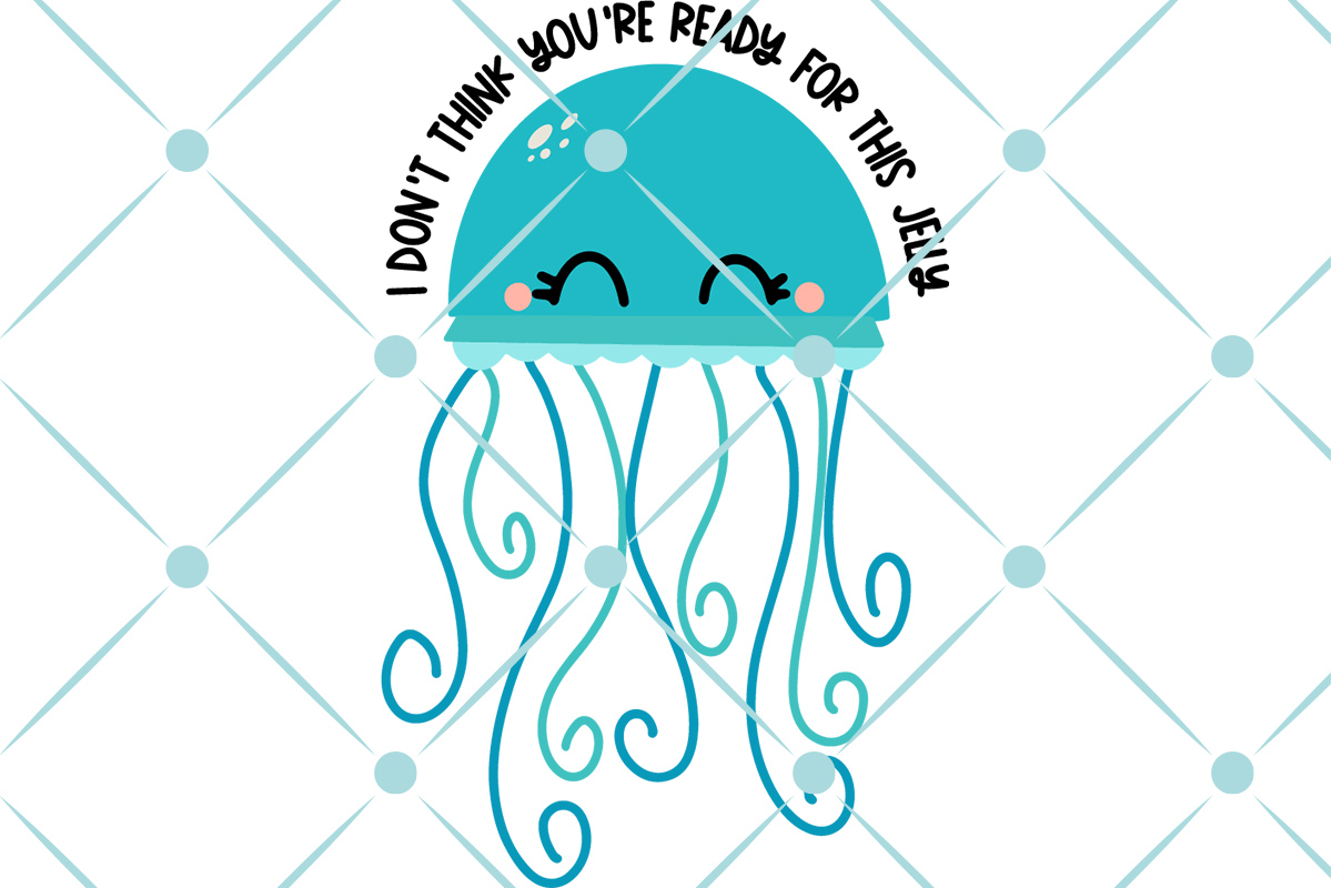 blue jellyfish svg
