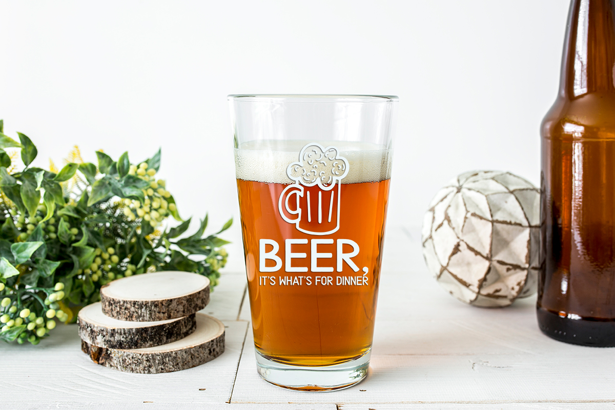 beer, it's what's for dinner on cup